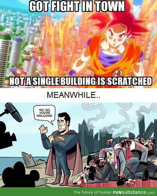 Goku vs. Superman