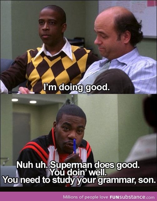 Tracy morgan on grammar