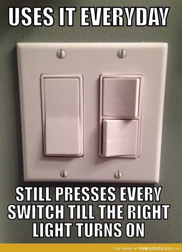 Still don't know which switch