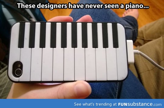 Piano phone case