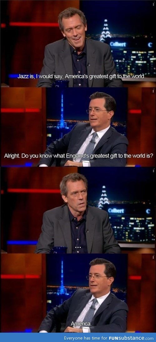 Stephen colbert: A true patriot