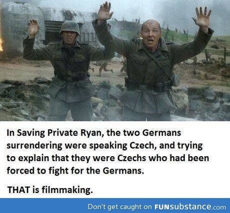 In Saving Private Ryan