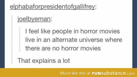 Horror movies