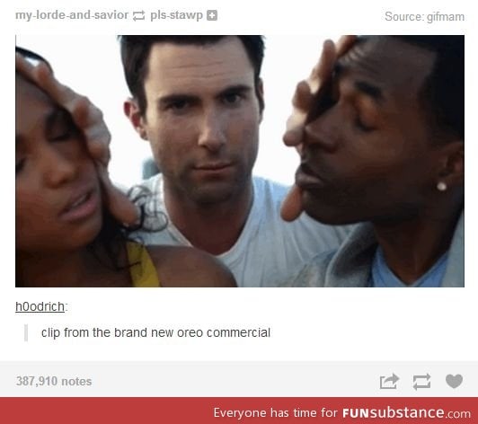 Tumblr and oreo commercials