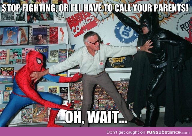 Stan lee is such a troll!