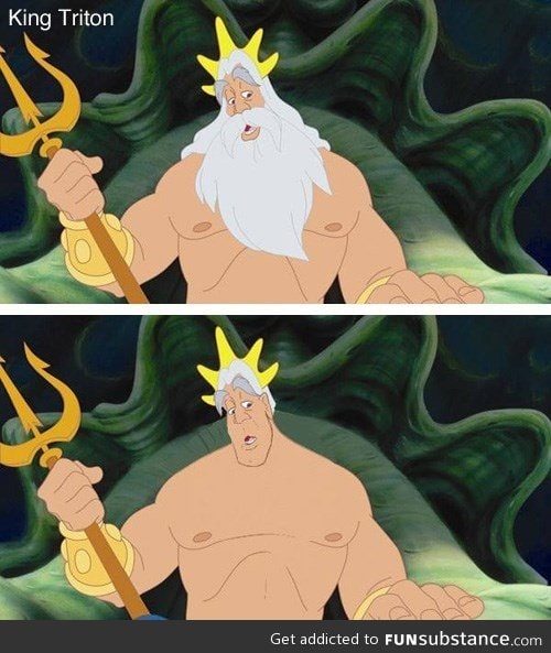 Beardless King Triton