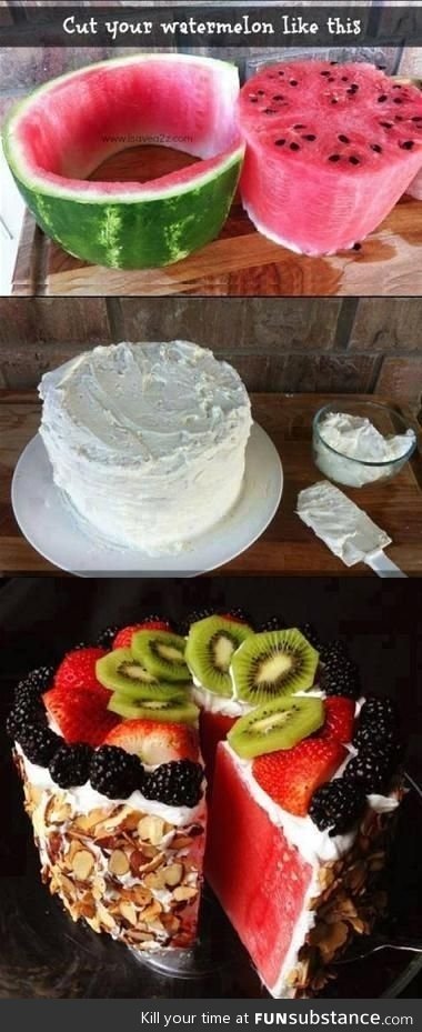 Melon cake