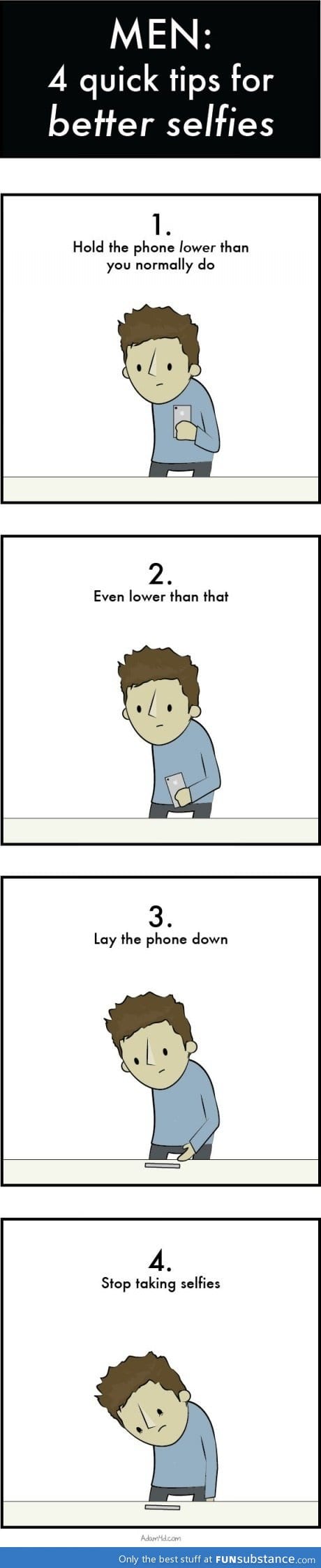 Tips for guys taking selfies