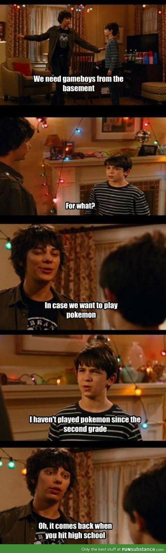 Playing pokemon