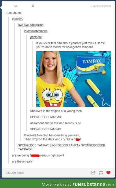 No Spongebob.. NOOO