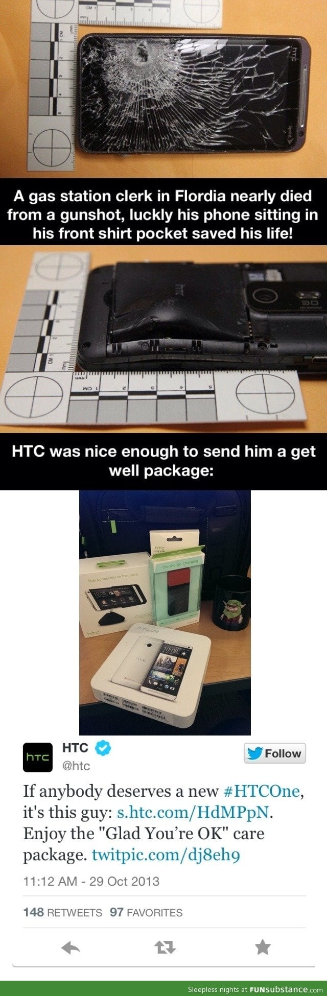 HTC saved his life