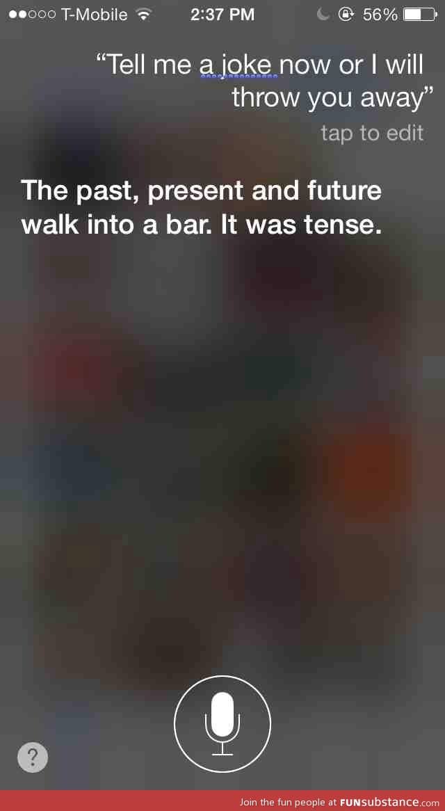 Siri has a sense of humor.