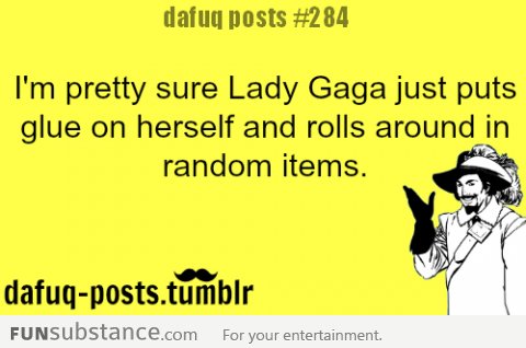 how lady gaga cloths are mad