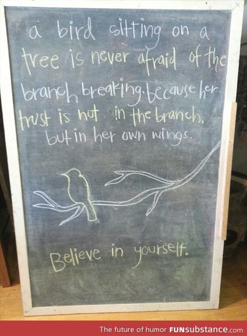 Believe in yourself