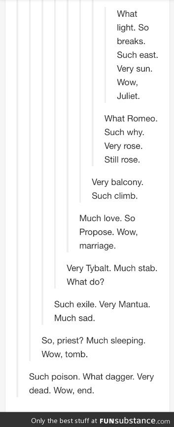 Romeo and Juliet: Tumblr version