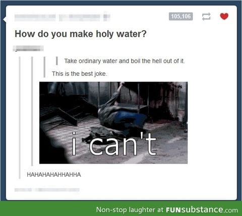 Holy water