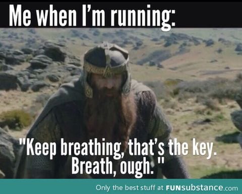 And that's why i don't usually run