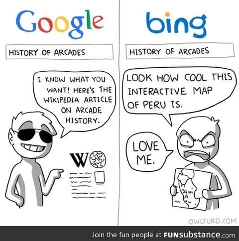 Google vs Bing