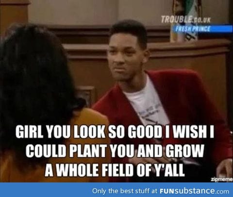 Fresh Prince of Bel Air pickup line