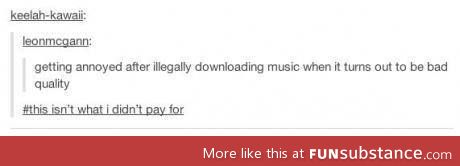 Illegal downloading