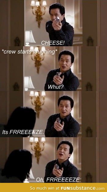 You gotta love Jackie Chan