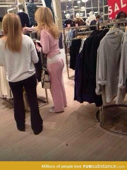 Pretty sure that's Regina George's mom at F21