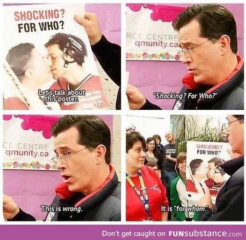 Stephen Colbert At The Olympic Games....