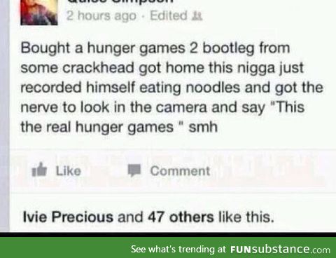 The real hunger games