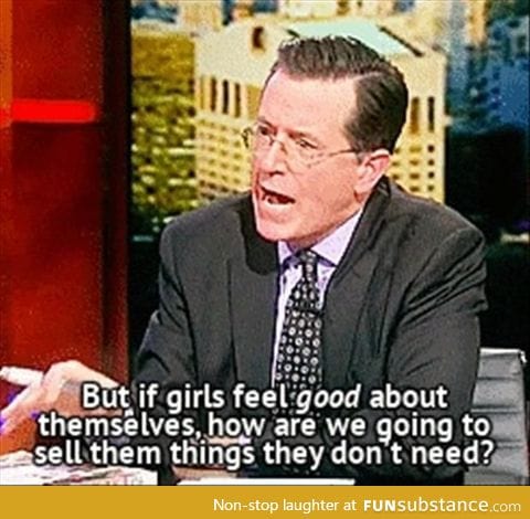 Stephen Colbert Knows How It Is.....