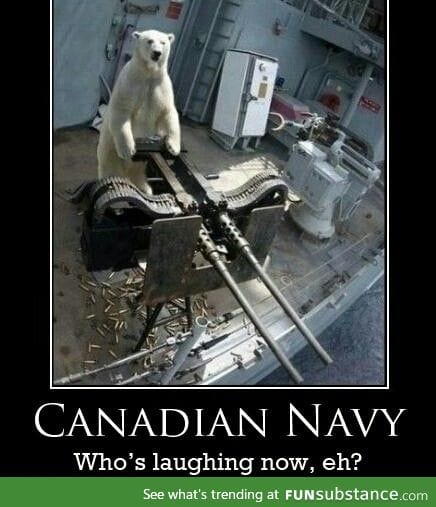 Canadian Navy look scary