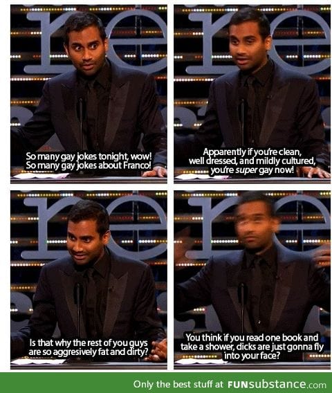 Aziz Ansari droppin some truth!