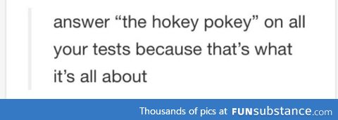 The hokey pokey