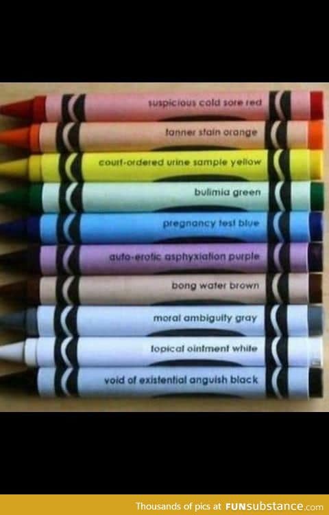 Real-life crayon names