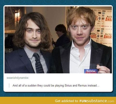 Rupert looks reeeally tired...