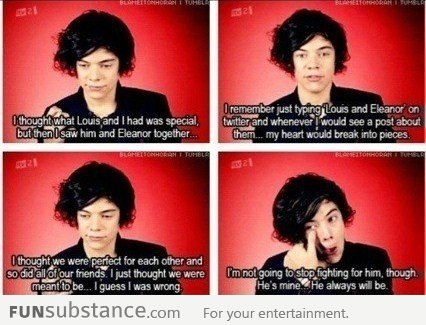 Harry on Louis & Eleanor