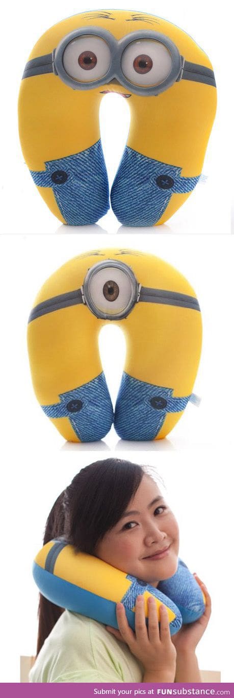 Minion Neck Pillow