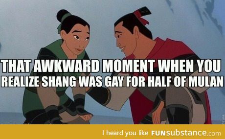 That awkward moment