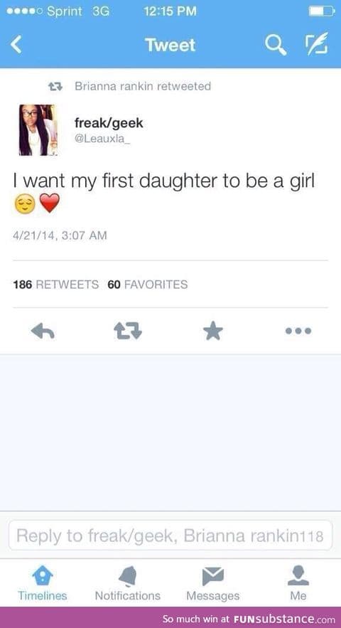 Wow! well I was hoping my first daughter would be a boy!