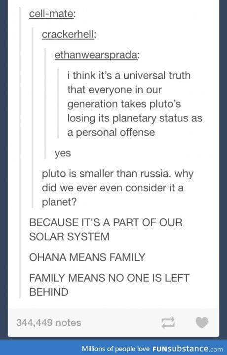 *hoots and whimpers the name of pluto*