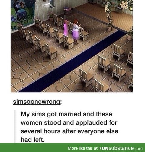 Well done sims!