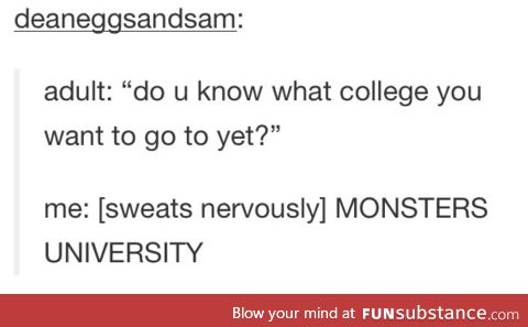 mONSTERS UNIVERSITY