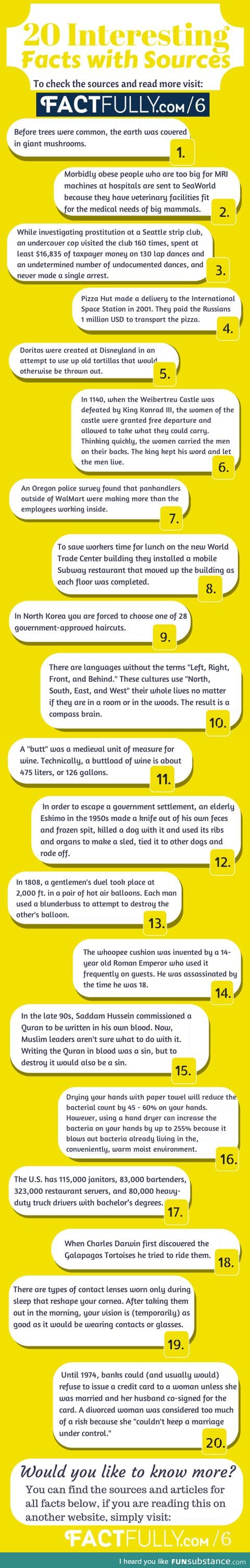 Some Weird Facts