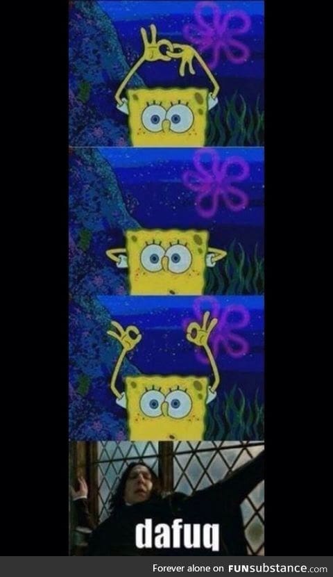 Spongebob's a magician!