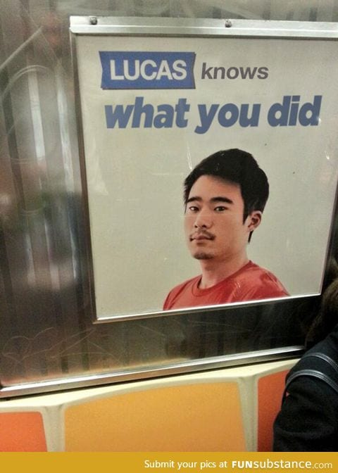 lucas better keep his little mouth shut