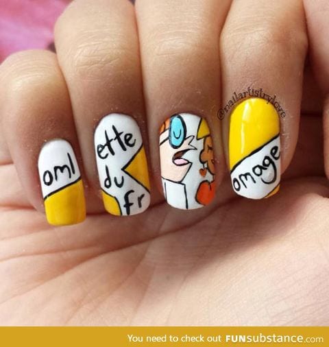 Dexter nail art