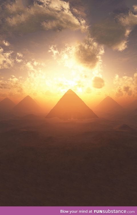 Sunset on Giza