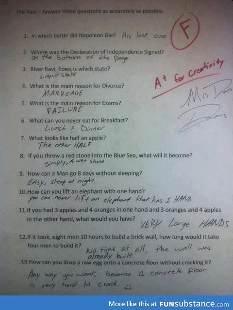 Awesome test taking