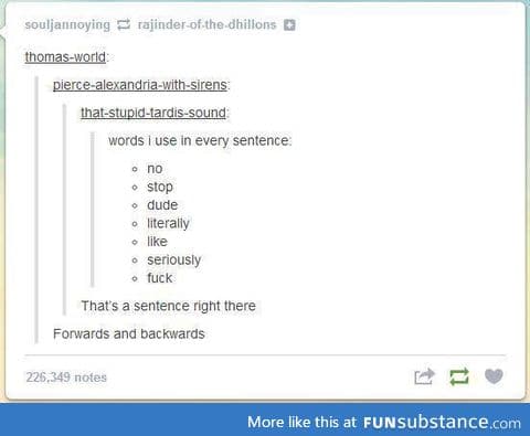 My vocabulary