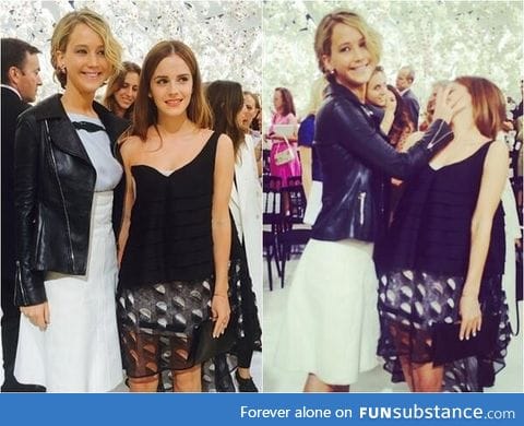 Jennifer Lawrence meets Emma Watson