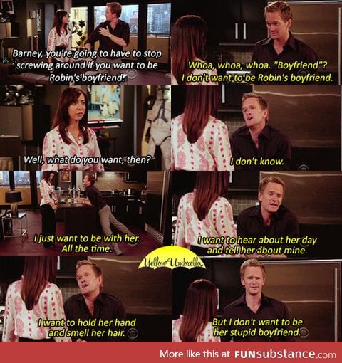 Oh Barney...